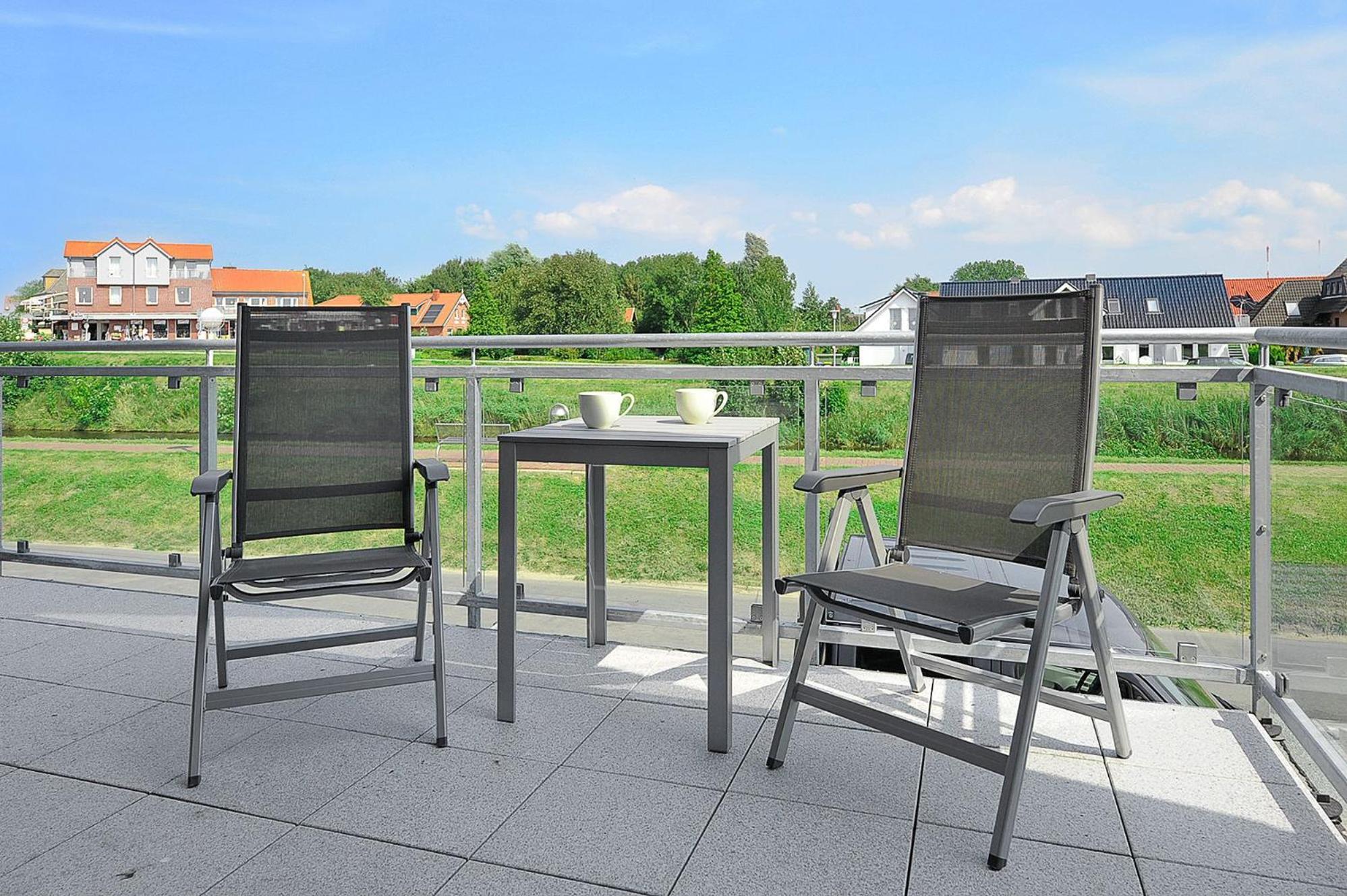 Besondere Aussicht - Ferienwohnung Deichblick Bensersiel Zewnętrze zdjęcie